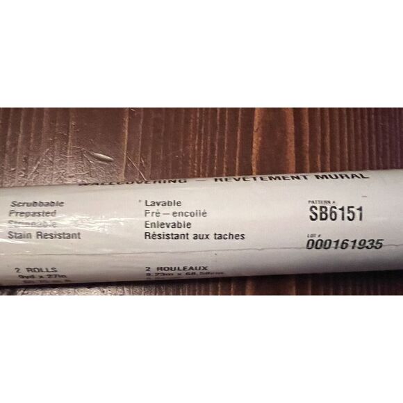 Magnolia Hill Wallpaper Vintage Pre-Pasted Roll 60.75 SQ Ft Wallcovering - Picture 3 of 6